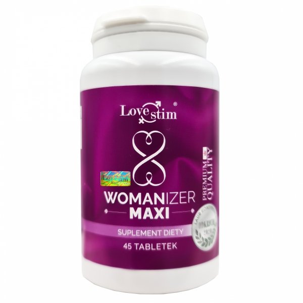 Таблетки для підвищення лібідо у жінок Womanizer Maxi , 45 шт
