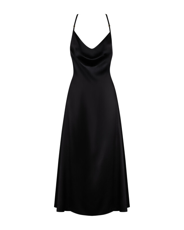 Сексуальна сукня Obsessive Agatya, L/XL, довга, з мереживом, чорна - Изображение 6