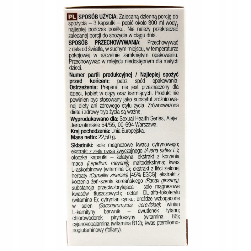 Препарат для покращення якості сперми Cum On, 30 шт. - Зображення 3