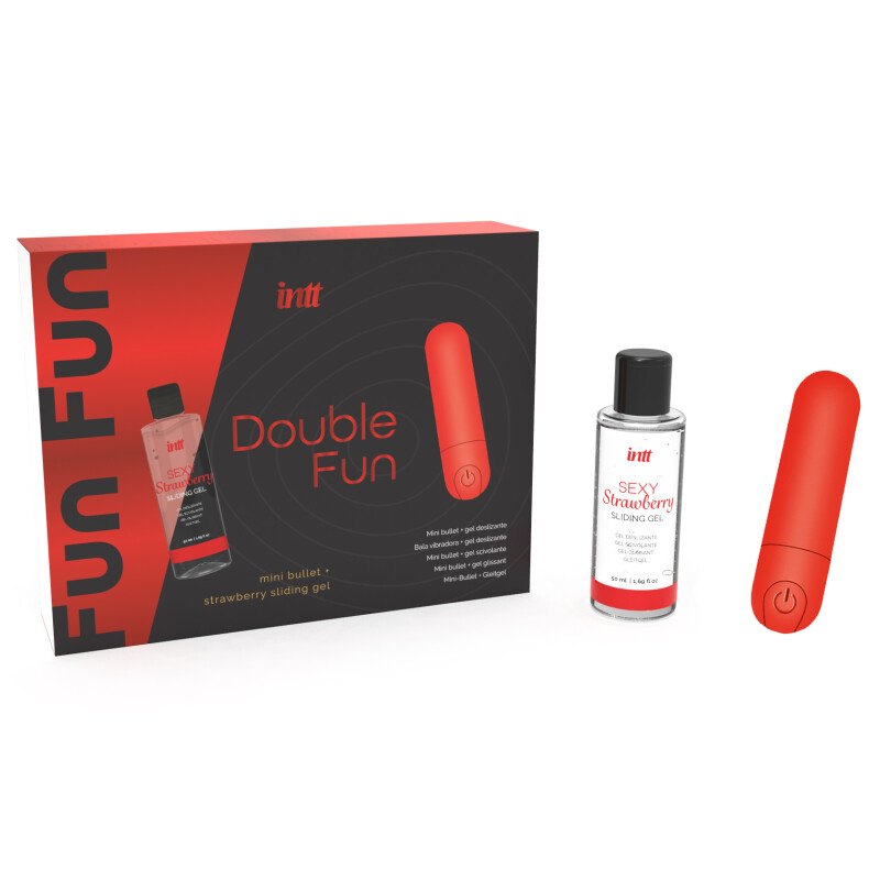 Набір для прелюдій INTT DOUBLE FUN, віброкуля та лубрикант