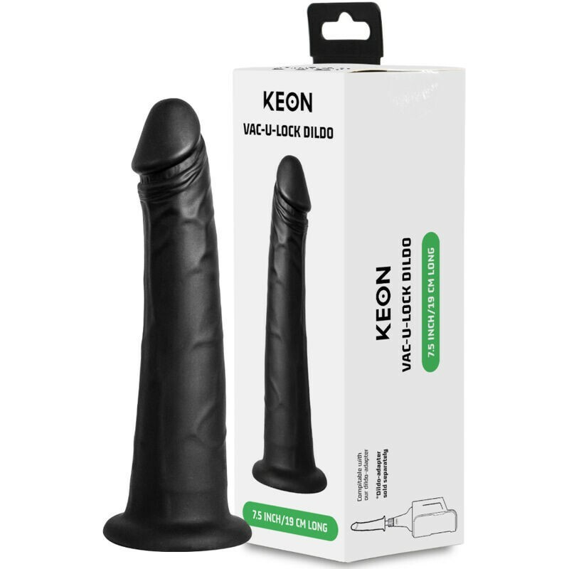 Реалістичний фалоімітатор Keon Accessory Vac U Lock Dildo для автоматичного мастурбатора Kiiroo, 19.1 см х 4.7 см