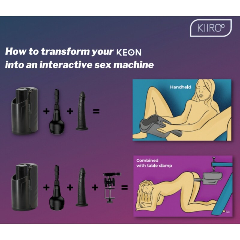 Реалістичний фалоімітатор Keon Accessory Vac U Lock Dildo для автоматичного мастурбатора Kiiroo, 19.1 см х 4.7 см - Изображение 4