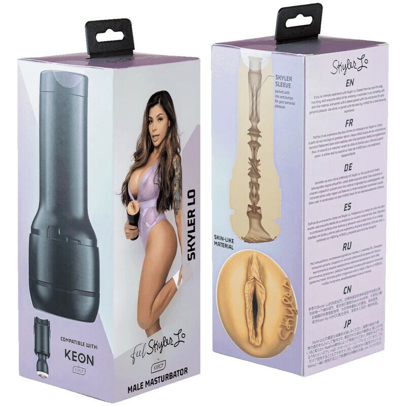 Мастурбатор вагіна Kiiroo Feel Skyler Lo By Kiiroo Stars Collection, 22 см х 8.4 см