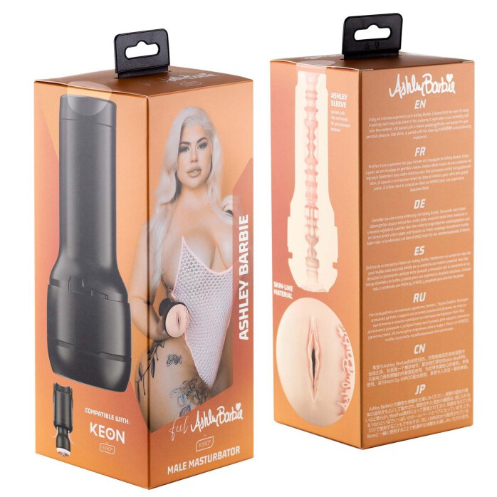 Мастурбатор реалістичний Feel Ashley Barbie by KIIROO Stars Collection Srokers у колбі
