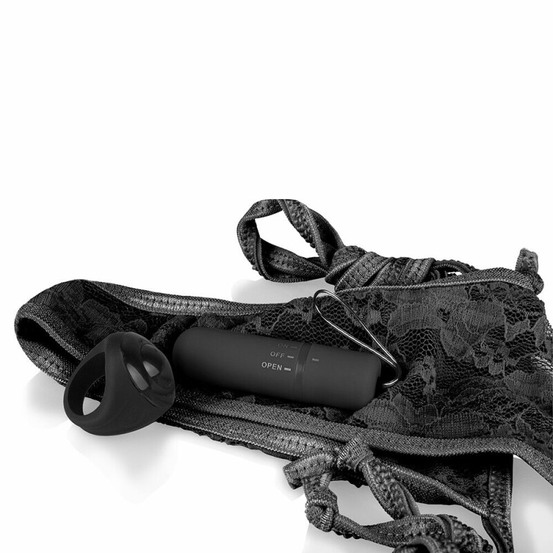 Вібратор у трусики The Screaming O Remote Control Panty Vibe з пультом, на батарейках та трусиками в комплекті, чорний - Изображение 3