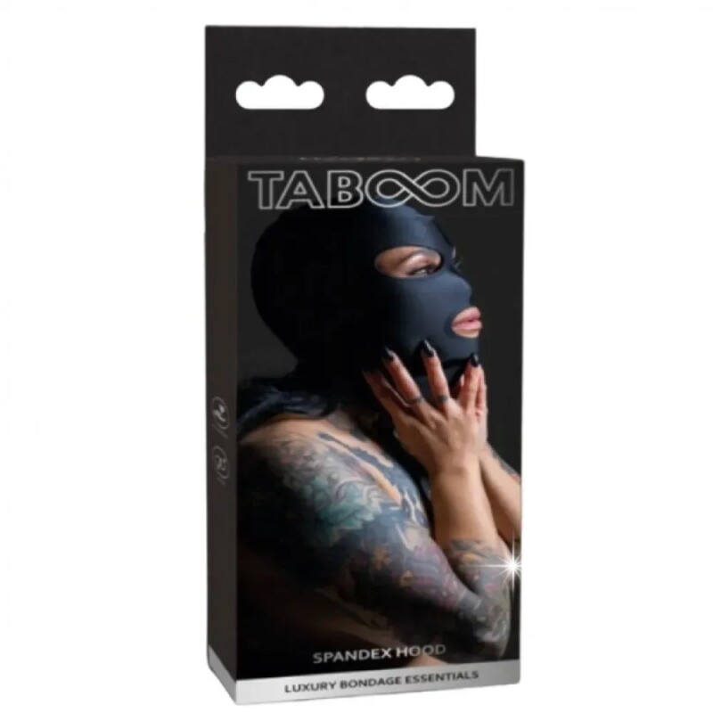 Маска з відкритими очима та ротом Taboom, чорна, One Size