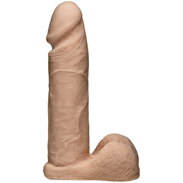 Страпон із кібершкіри Doc johnson Cock With Ultra Harness, 19 см х 5 см - Изображение 2