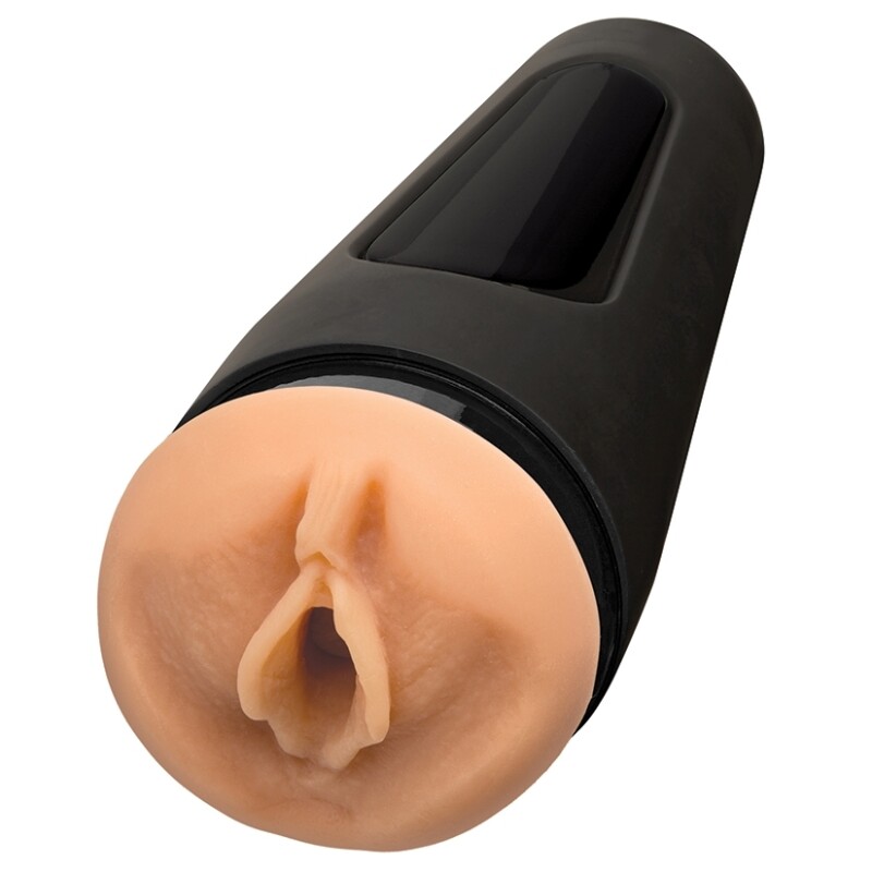 Мастурбатор у колбі кібершкіра DOC JOHNSON Squeeze Sasha Grey Pussy - Изображение 1