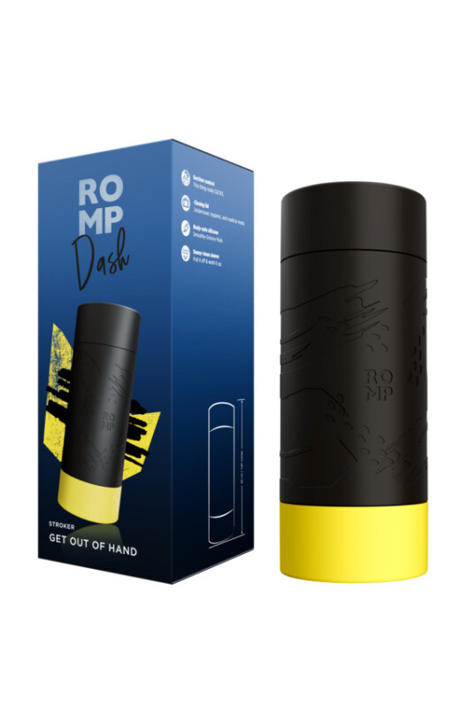 Мастурбатор Romp Dash з ефектом всмоктування, чорний