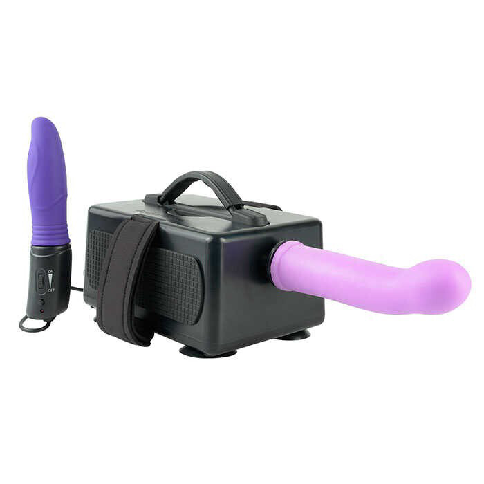 Секс-машина Pipedream Fetish Fantasy з трьома насадками, чорна - Зображення 3