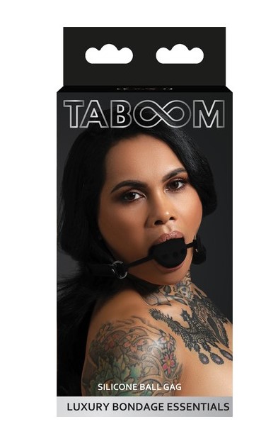 Кляп з кулькою Taboom, чорний