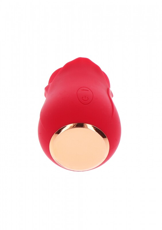 Вакуумний стимулятор Toy Joy Ravishing Rose у вигляді троянди, червоний, 7.5 х 5.6 см - Зображення 3