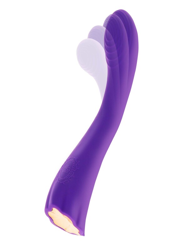Вібратор для точки G Dahlia Toy Joy, фіолетовий, 23 х 3.5 см