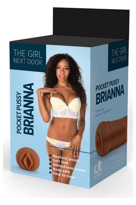 Мастурбатор-вагіна Dream Toys The girl next door Brianna коричневий, 10.5 х 5.2 см