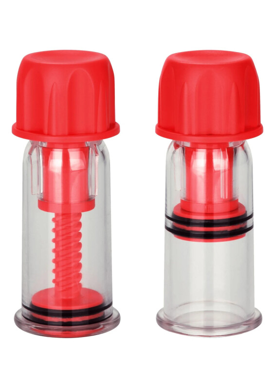 Помпи для сосків COLT Nipple Pro-Suckers червоні, 10 см х 2.8 см - Зображення 1