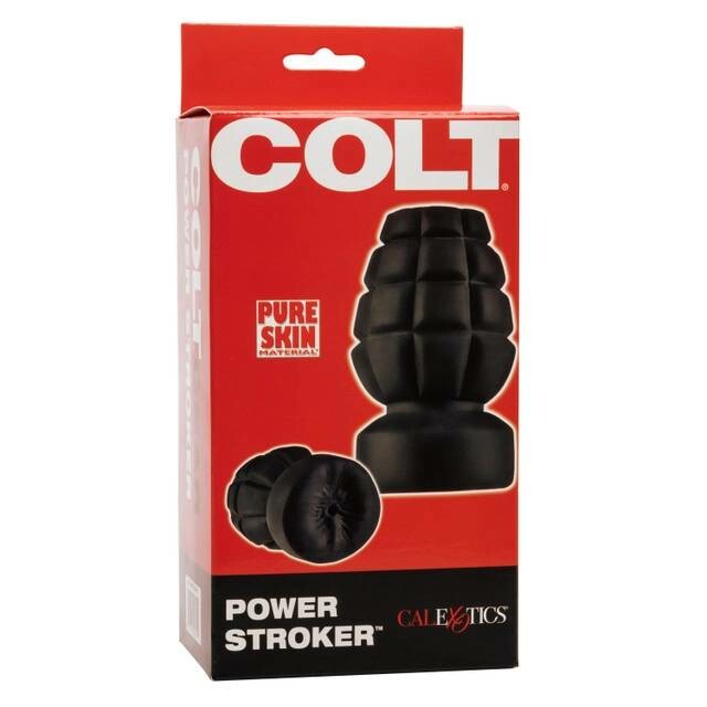 Мастурбатор у формі гранати COLT Power Stroker чорного кольору, 11.5 см x 6.25 см - Изображение 2