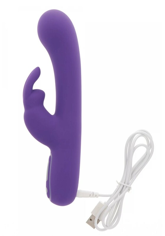 Вібратор-кролик Toy Joy, фіолетовий, 21.5 х 4 см - Зображення 5