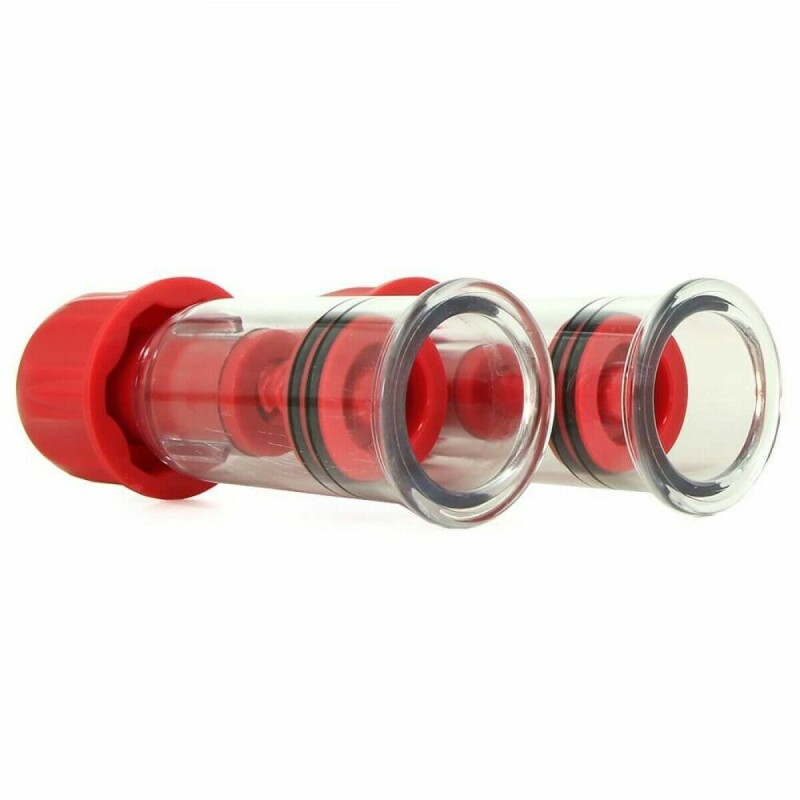 Помпи для сосків COLT Nipple Pro-Suckers червоні, 10 см х 2.8 см - Зображення 3