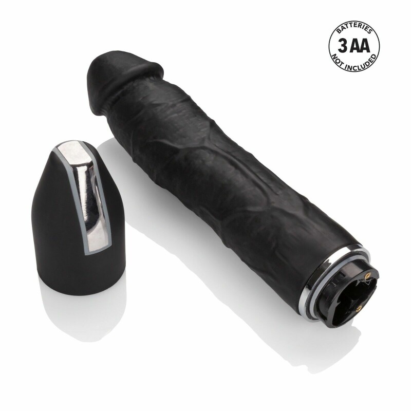 Реалістичний багатошвидкісний вібратор COLT Deep Drill для простати та точки G, чорний, 20.3 см х 4.4 см - Зображення 2