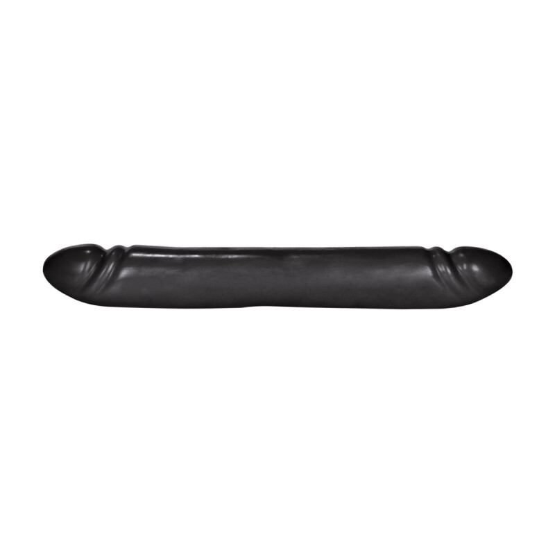 Фалоімітатор двосторонній реалістичний California Exotic Novelties чорний, 30 х 4 см - Изображение 4