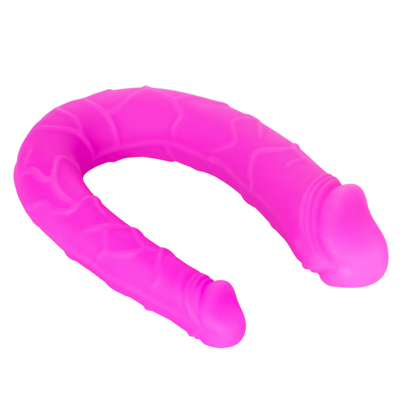 Фалоімітатор подвійний реалістичний California Exotic Novelties рожевий, 30.5 х 3.2 см - Зображення 2