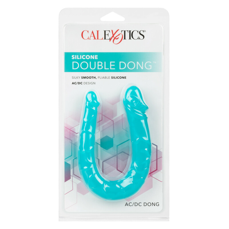 Фалоімітатор подвійний реалістичний California Exotic Novelties бірюзовий, 30.5 х 3.2 см - Зображення 1