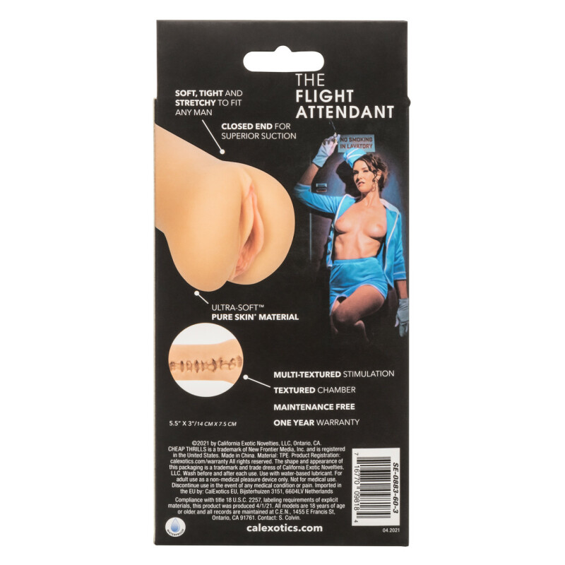 Мастурбатор вагіна реалістичний California Exotic Novelties бежевий, 14 х 7.5 см - Изображение 8