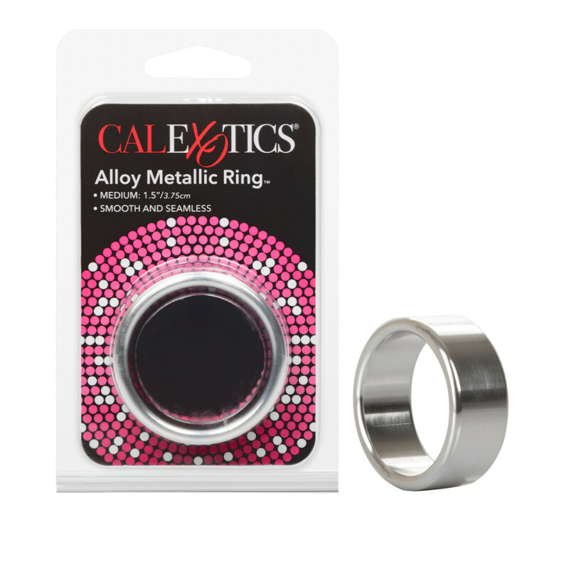 Ерекційне кільце, M, California Exotic Novelties металеве, сріблясте