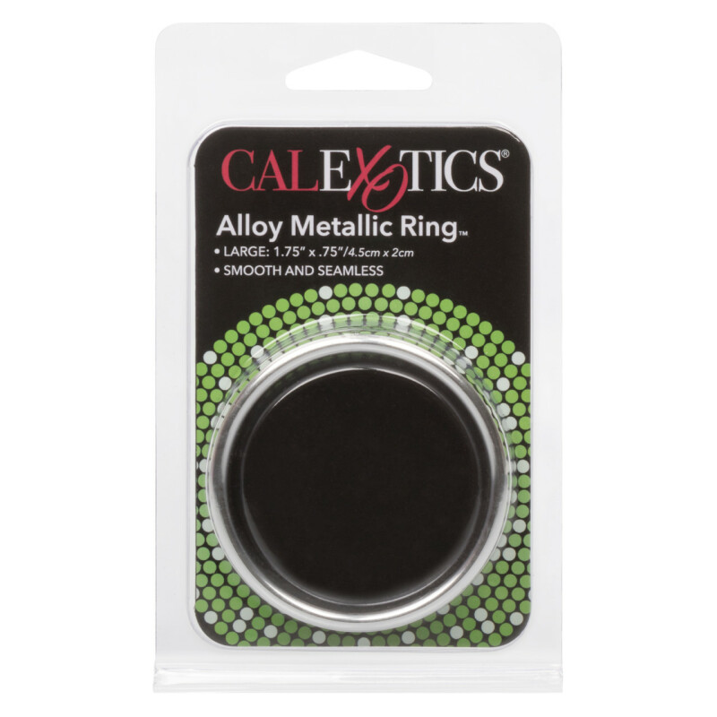 Ерекційне кільце, L, California Exotic Novelties металеве, сріблясте - Изображение 4