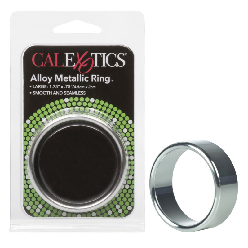 Ерекційне кільце, L, California Exotic Novelties металеве, сріблясте