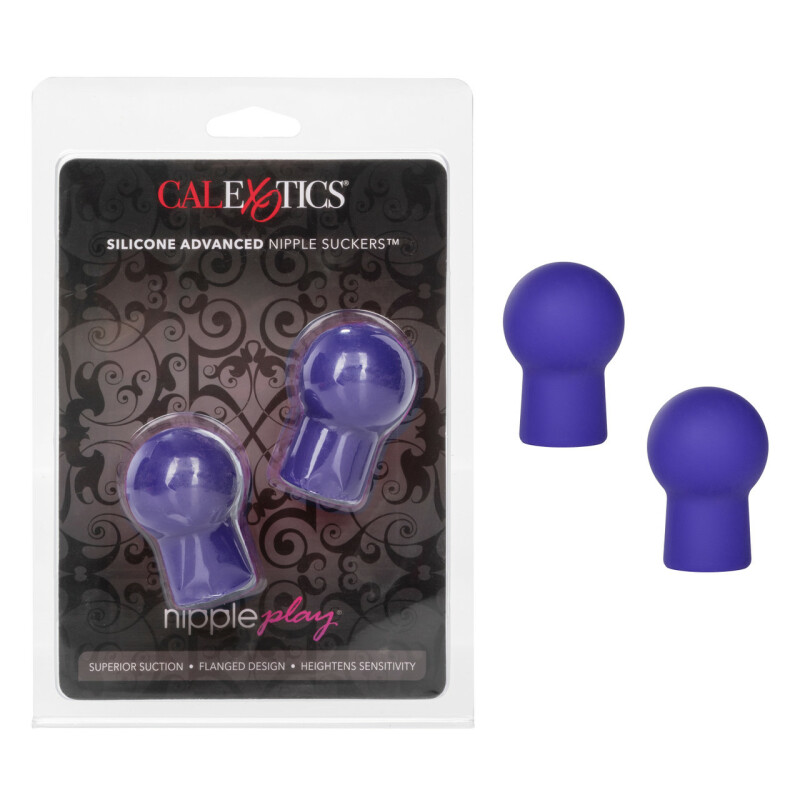Вакуумні помпи для сосків California Exotic Novelties фіолетові, 5.7 х 3.8 см