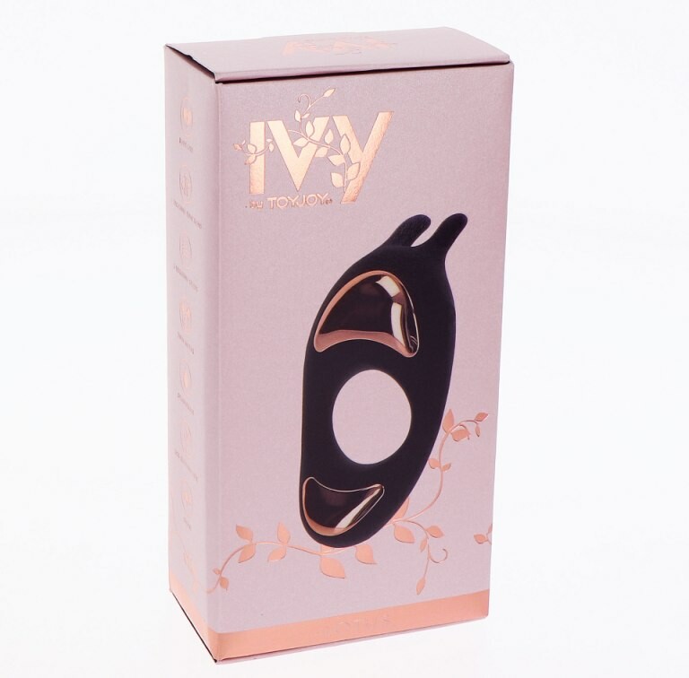 Ерекційне кільце з вібрацією Toy Joy, чорне, 10 х 4.8 см - Зображення 1