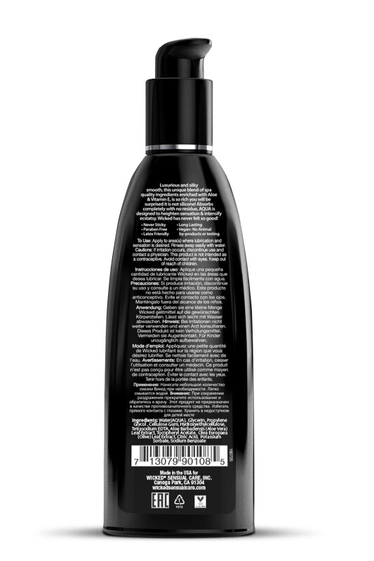Лубрикант на водній основі Wicked Sensual Care нейтральний, 250 мл - Изображение 3