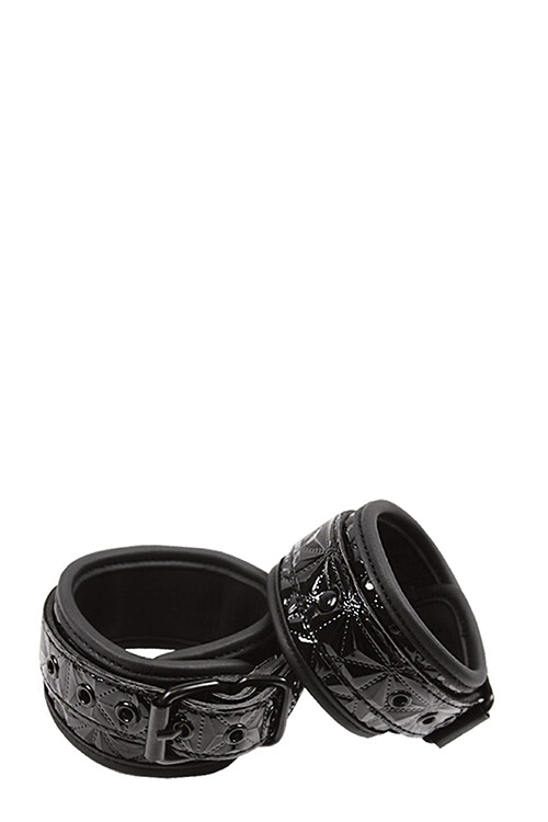 Поножі NS Novelties SINFUL BLACK ANKLE CUFFS, чорні