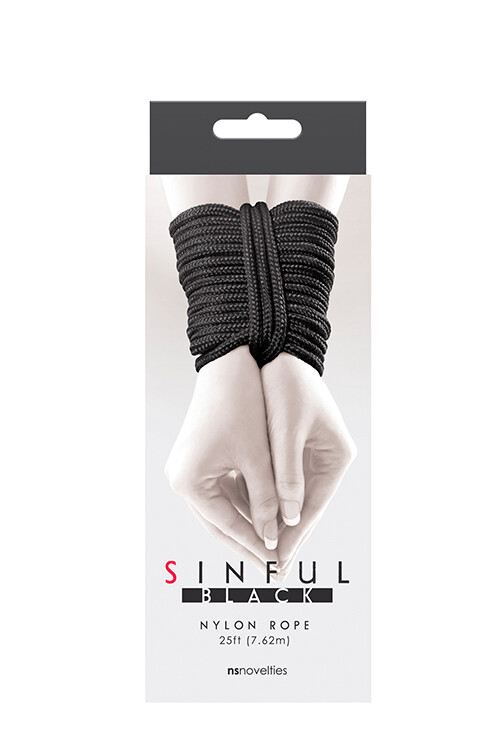 Бондажна мотузка NS Novelties SINFUL NYLON ROPE, 7.6 метра - Изображение 1