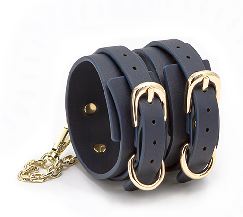 Набір для БДСМ Bondage Couture 6 предметів, синій - Зображення 3