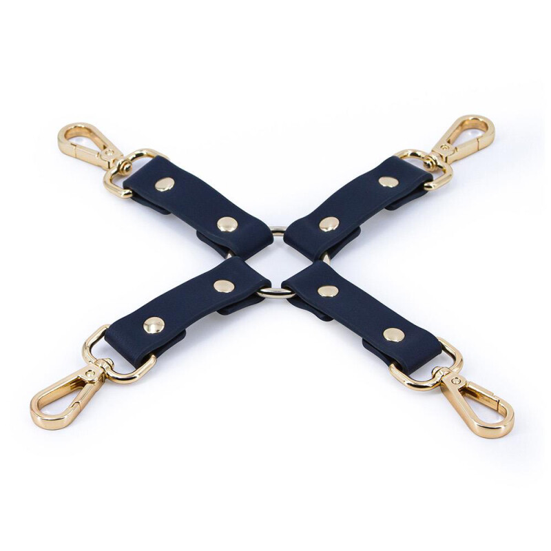 Набір для БДСМ Bondage Couture 6 предметів, синій - Зображення 5