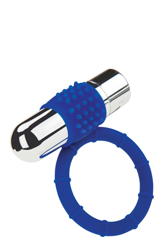 Ерекційне кільце з вібрацією Zolo Rechargeable Vibrating Cock Ring, синє - Зображення 1