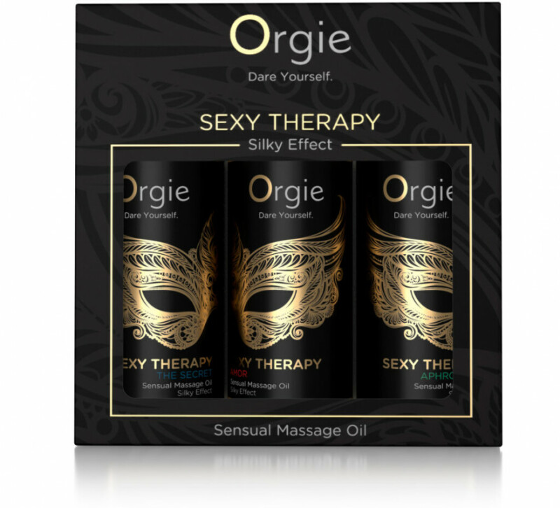 Набір міні масажних масел Sexy Therapy Orgie, 3 шт х 30 мл
