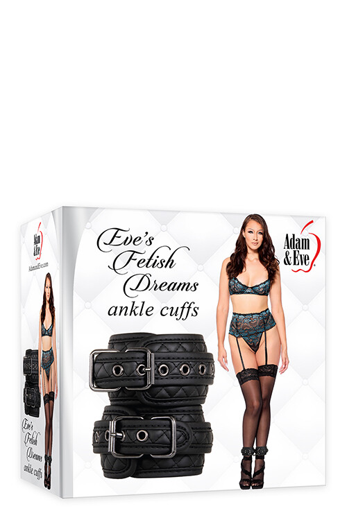 Поножі зі шкірозамінника A&amp;E EVES FETISH DREAMS, чорні - Изображение 1