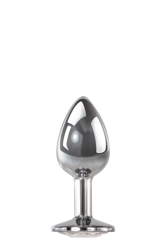 Анальна пробка з каменем A&amp;E Clear Gem Anal Plug Small, 7.1 х 2.7 см - Изображение 3