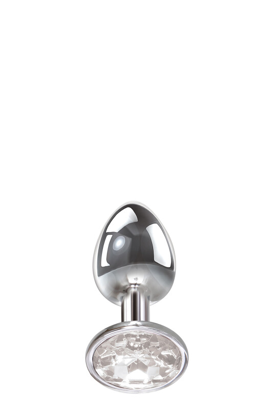 Анальна пробка з каменем A&amp;E Clear Gem Anal Plug Small, 7.1 х 2.7 см - Изображение 4
