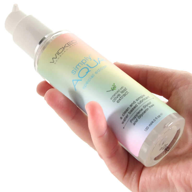 Лубрикант на водній основі Wicked Sensual Care з екстрактом оливи, 120 мл - Изображение 1