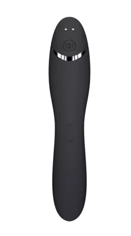 Вібратор для точки G Womanizer OG Dark Gray з хвильовою стимуляцією, чорний, 17.6 х 3.9 см - Зображення 3
