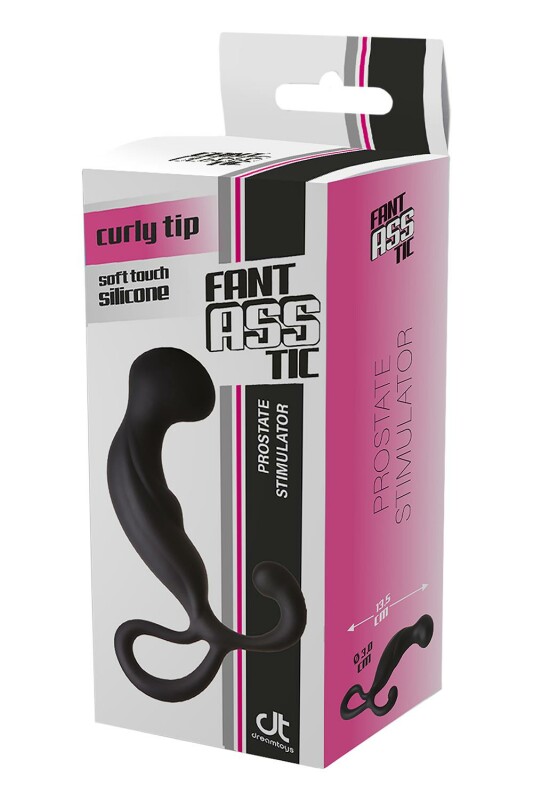 Анальний стимулятор простати Fantasstic Prostate Stimulator Black, чорний - Зображення 1