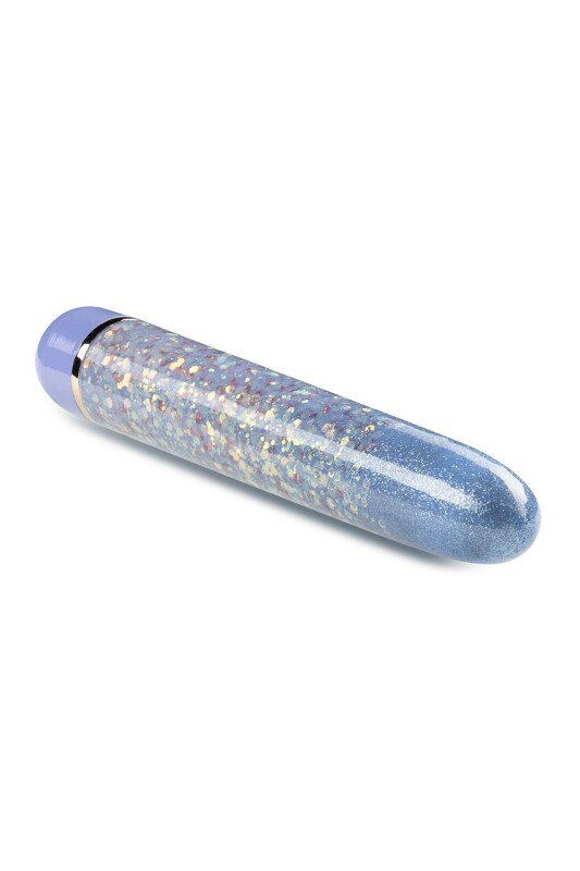 Вібратор з блискітками Blush Etherial Periwinkle, фіолетовий, 17.7 х 2.5 см - Изображение 2