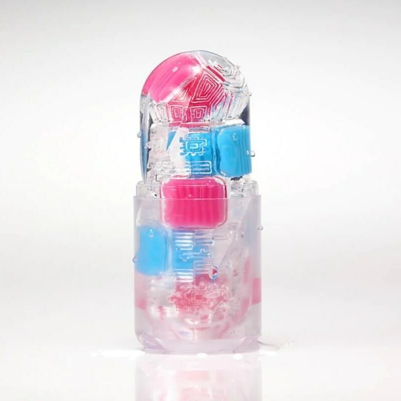 Мастурбатор нереалістичний TENGA Bobble Crazy Cubes різнокольоровий, 16.5 х 4.5 см - Изображение 3