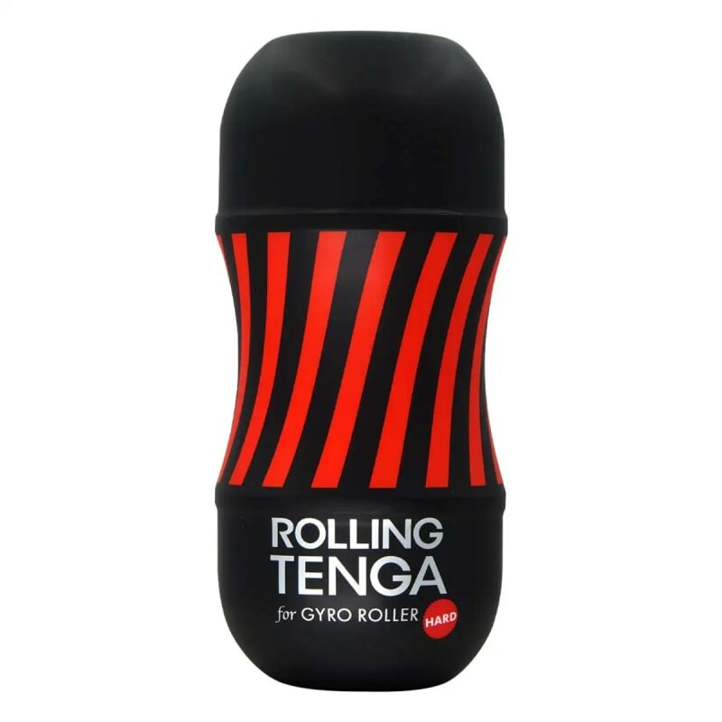 Мастурбатор нереалістичний Rolling Tenga Gyro Roller Cup чорно-червоний, 15 х 4.5 см - Изображение 4
