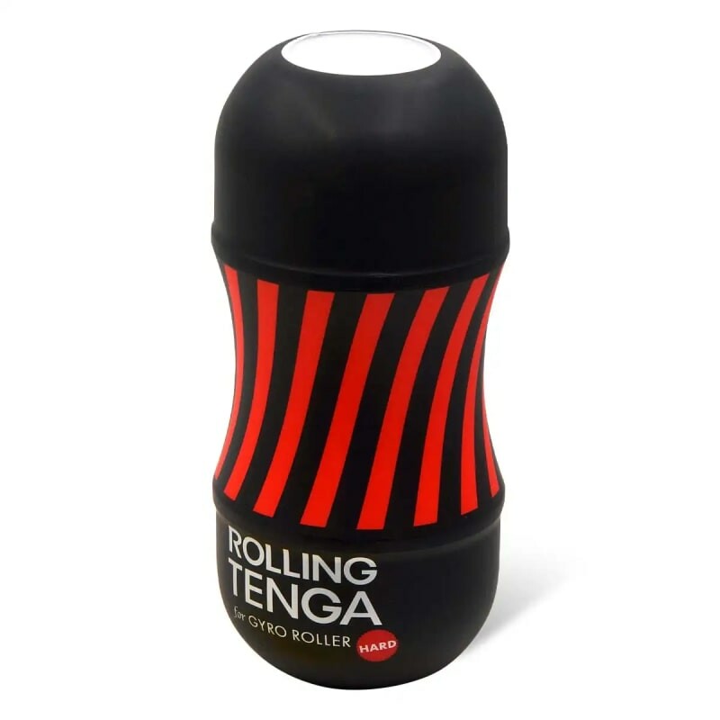 Мастурбатор нереалістичний Rolling Tenga Gyro Roller Cup чорно-червоний, 15 х 4.5 см - Изображение 6