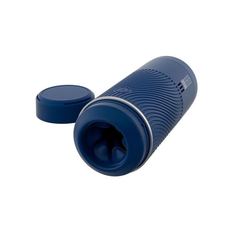 Мастурбатор хай-тек у колбі Arcwave Pow Stroker Blue, рельєфний, 18 х 7 см - Изображение 1